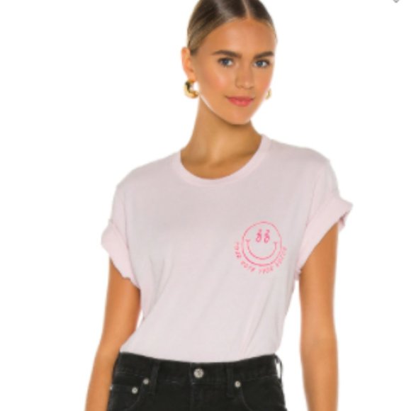 Pink Please go f** vote Graphic Shirt Sz S NWT - Picture 2 of 5